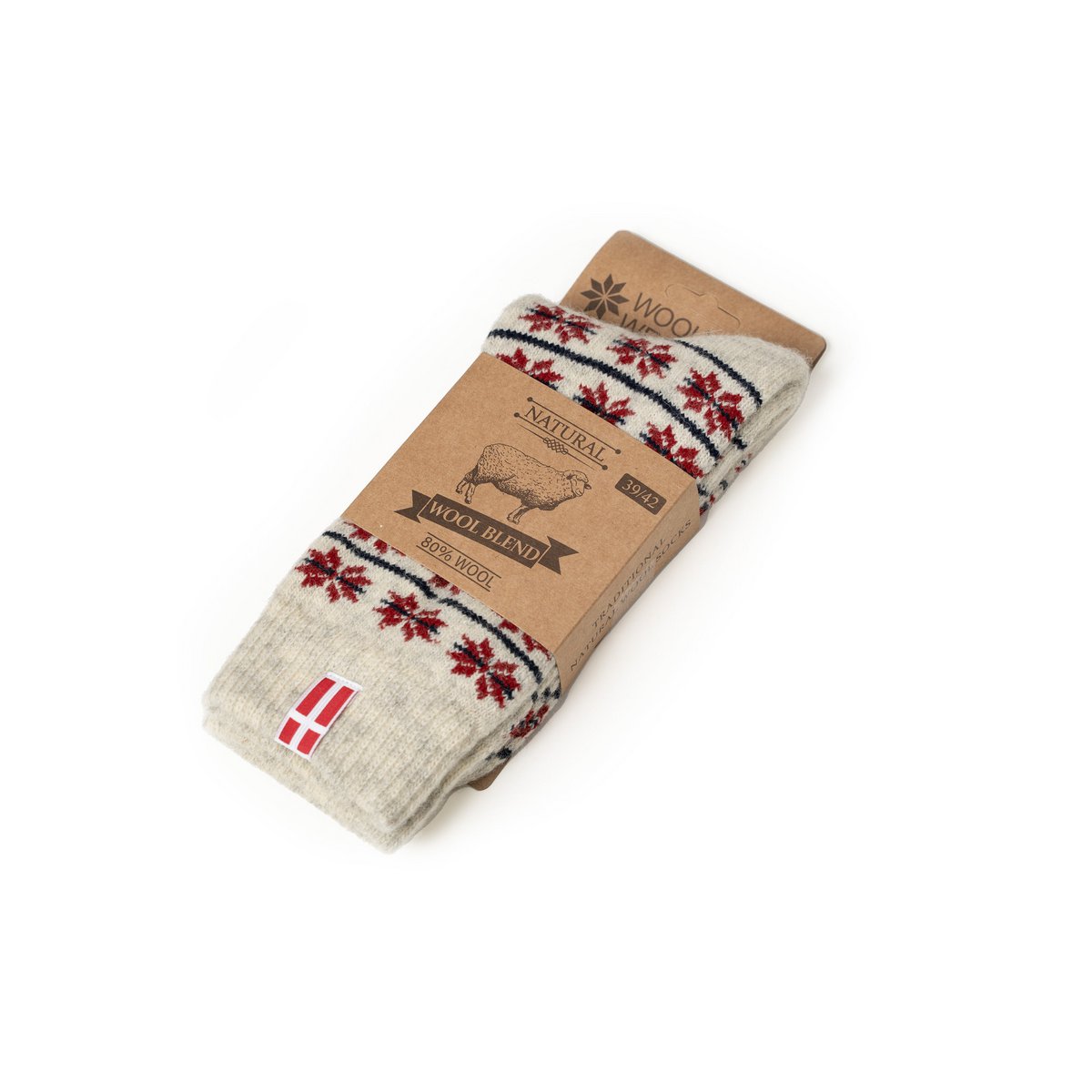 Calzini di lana scandinavi "Danimarca"