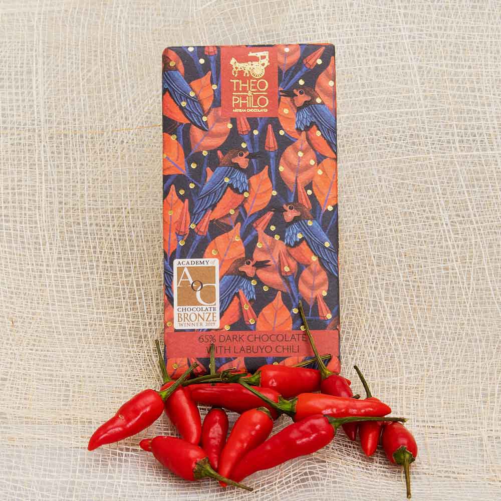 65% Pure Chocolade met Wild Chili Labuyo