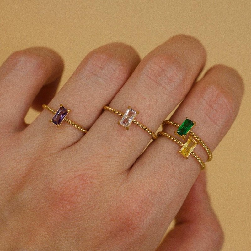 Corse - Dainty Zirconia flettede stableringe