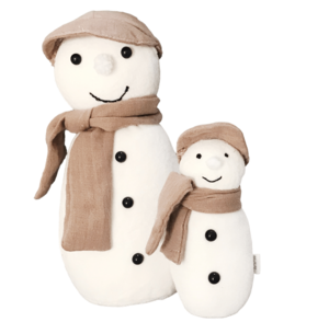 Sneeuwman met pet 12cm cartouche