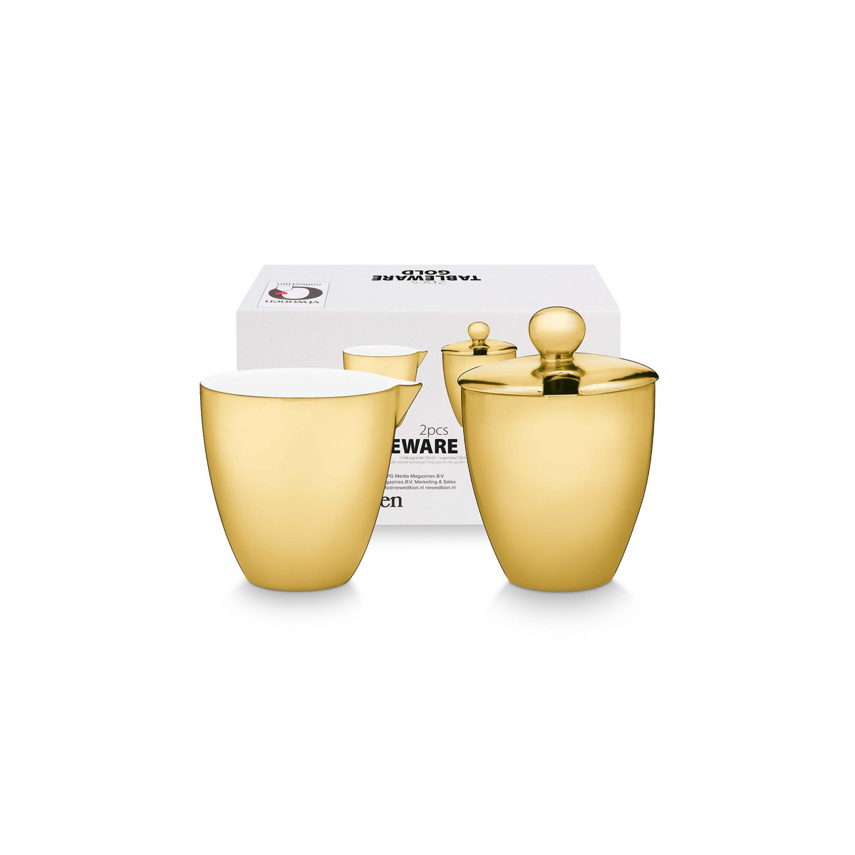 Set/2 Tea Set Gold