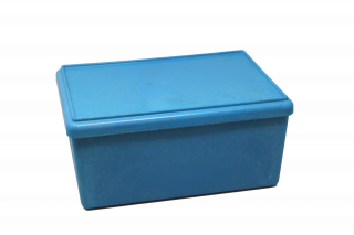 RE-Wood® Box stor med blåt låg