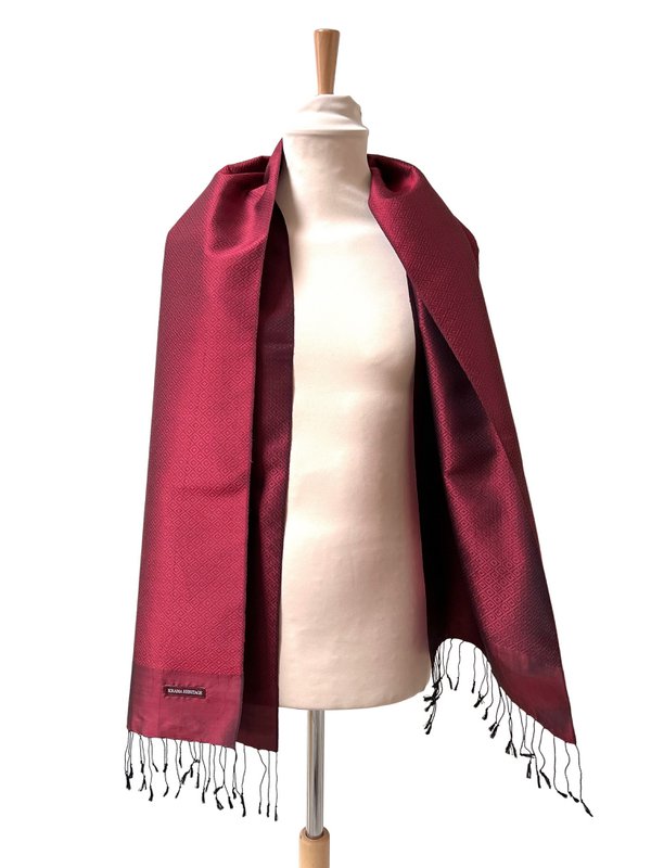 The Purple Diamond Luxury Silk Krama - Men