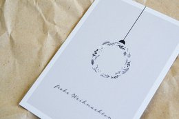 Postkarte "frohe Weihnachten"