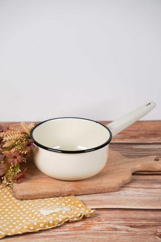Enamel saucepan milk 1,5 L Isabelle Rose