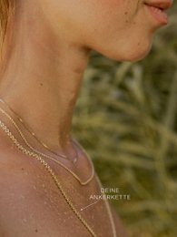 Ankerkæde DELICATE Minimalistisk 14k ægte guld