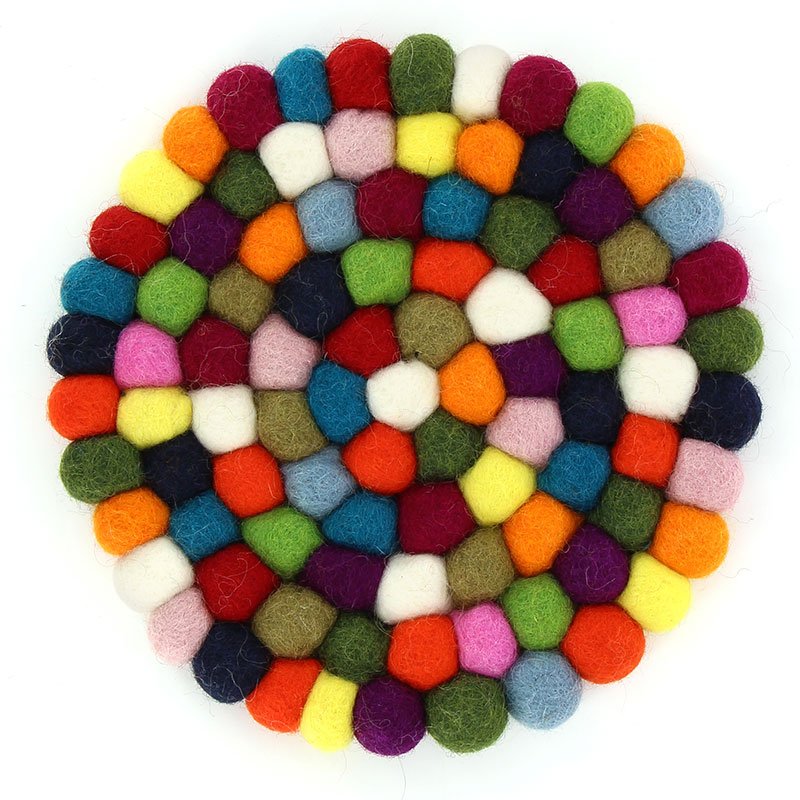 Topfuntersetzer BUNTE B LLE, Filz