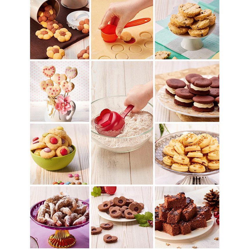 Foolproof mug kitchen - biscuits, biscuits, cookies & Co. (volume 3), incl. 3-delige maatbekerset met uitstekers