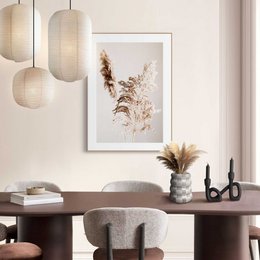 Painting Slim Frame Pampas Grass 70x50