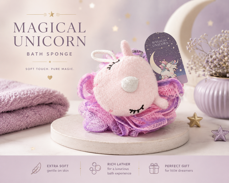 40g Peelingschwamm "Magical Unicorn"