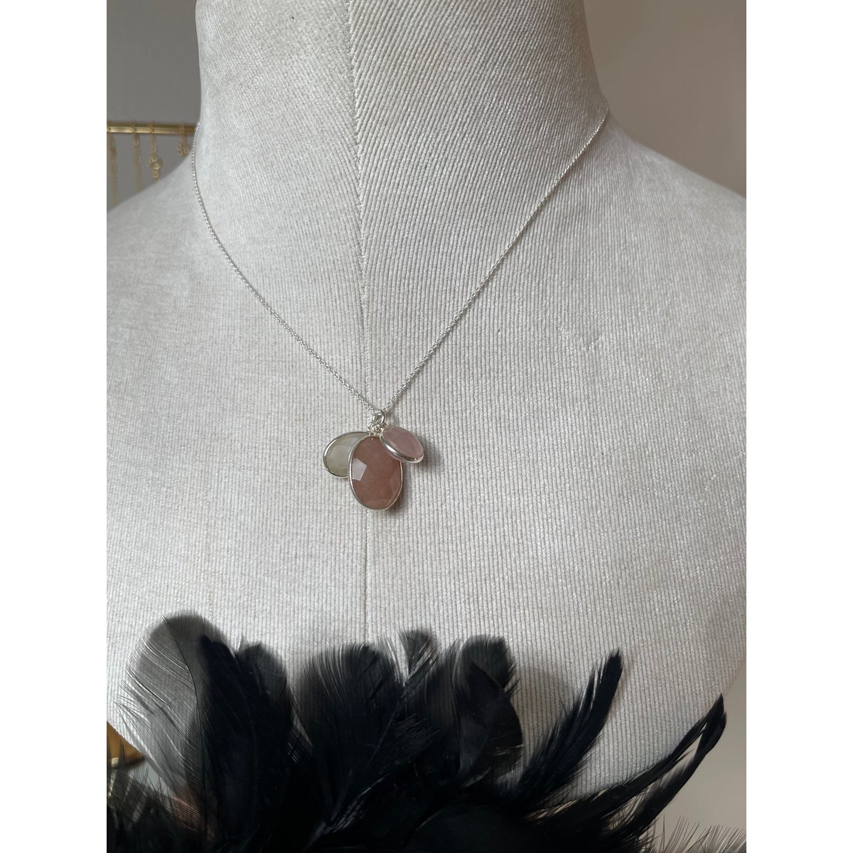 Collier 3 Bonbons Pastel