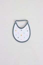 6’ Cotton Colorful Hearts Round Bibs