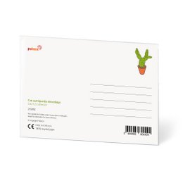 Cartolina di Opuntia microdasys