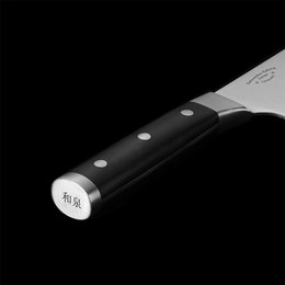IZUMI ICHIAGO tasak tasak i toporek ziołowy, rękojeść Tecaran, "Professional Chef's Knife"