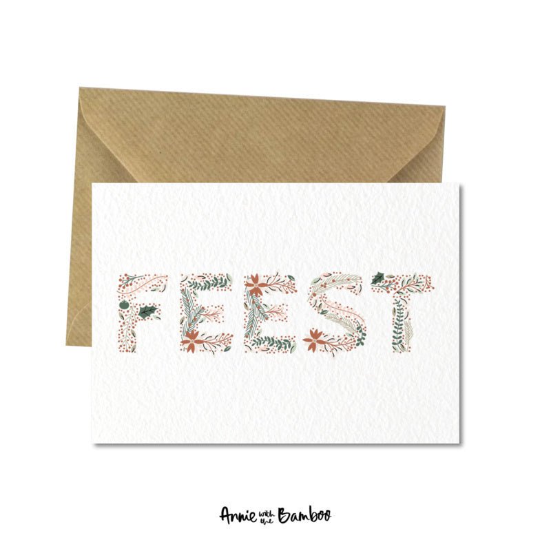 Tarjeta de felicitación - Fiesta (botánica)