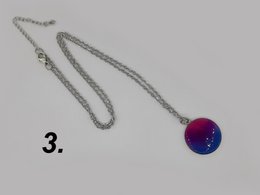 %231185 set collana/orecchini bisessuale