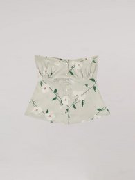 Zomer harlekijn bloemenprint top