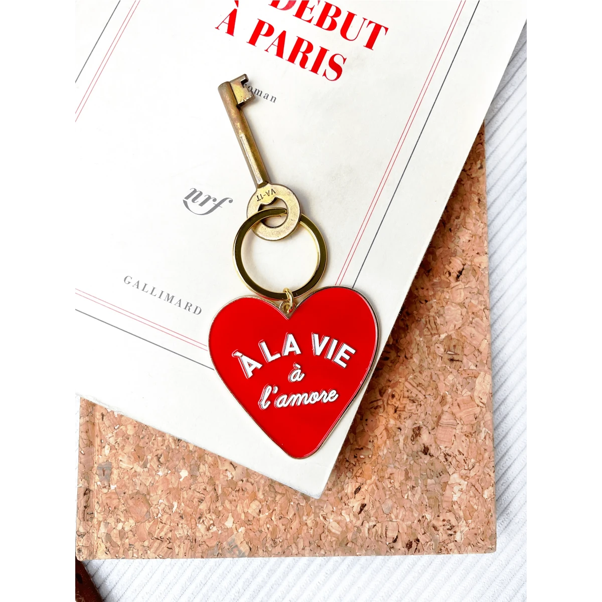 heart key ring