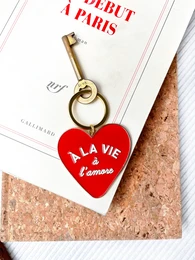 heart key ring