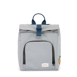 mini torba | płótno - chmurka szara