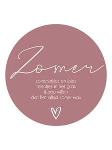Most Lovely 4-seizoenen Muurcirkel - Zomer