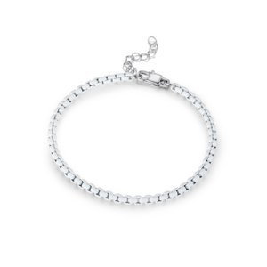 Classic silver Chain anklet