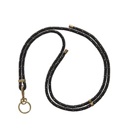 LANYARD SLEUTELHOUDER (ZWART REFLECT)