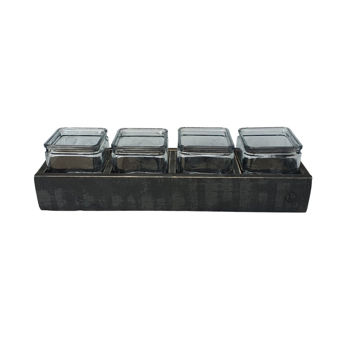 candle hold black berlin plain half high 4