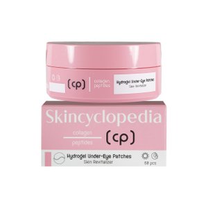 Skincyclopedia | Hydrogel Under-Eye Patches with Collagen and Peptides | 60 pieces | for under the eyes with collagen and peptides | Suitable for all skin types for lack of elasticity, the appearance of wrinkles and dehydration of the eye contours
