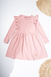 Baby pige Pink Flutter ærmekjole