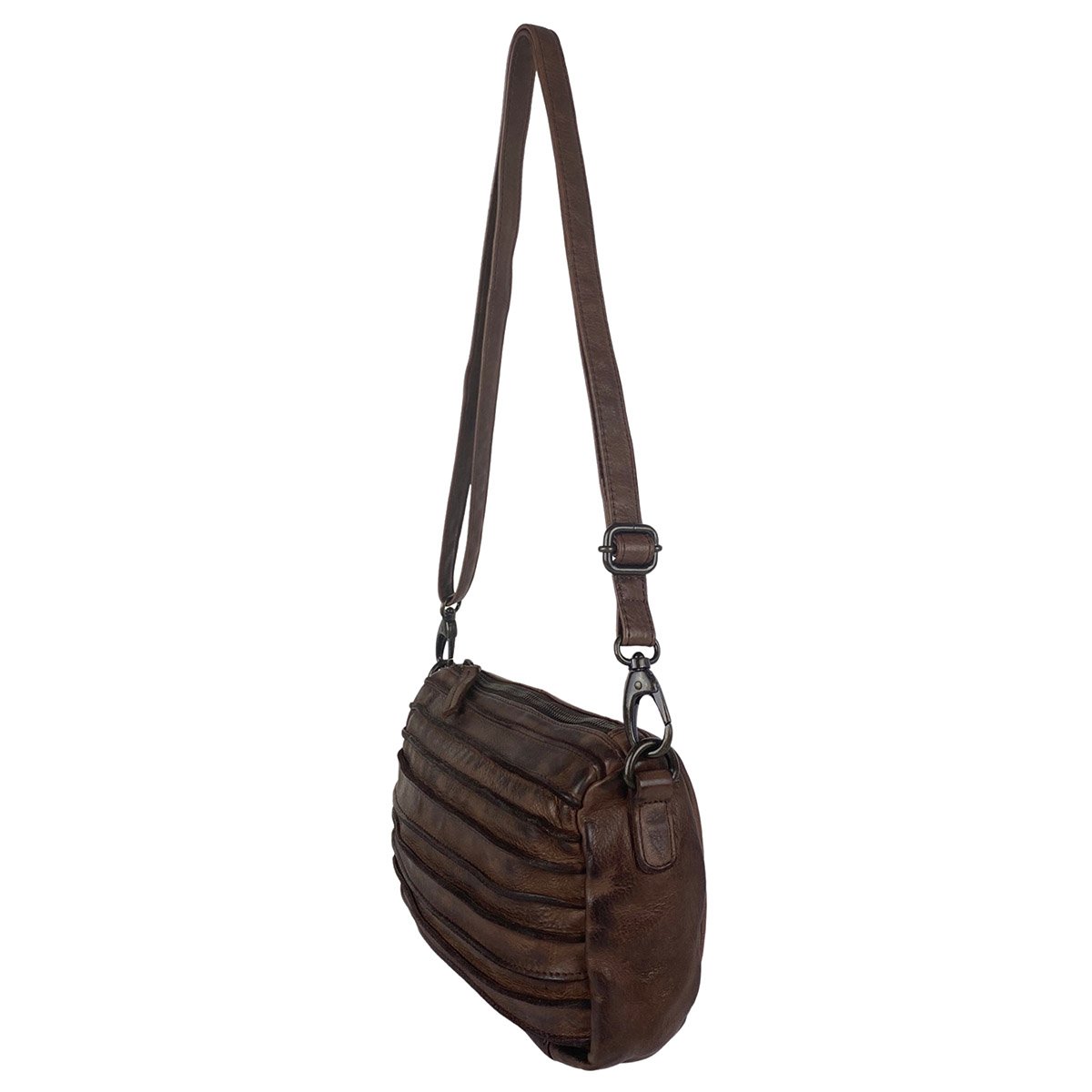 Bolso Bandolera De Mujer En Piel Lavada En 4 Colores