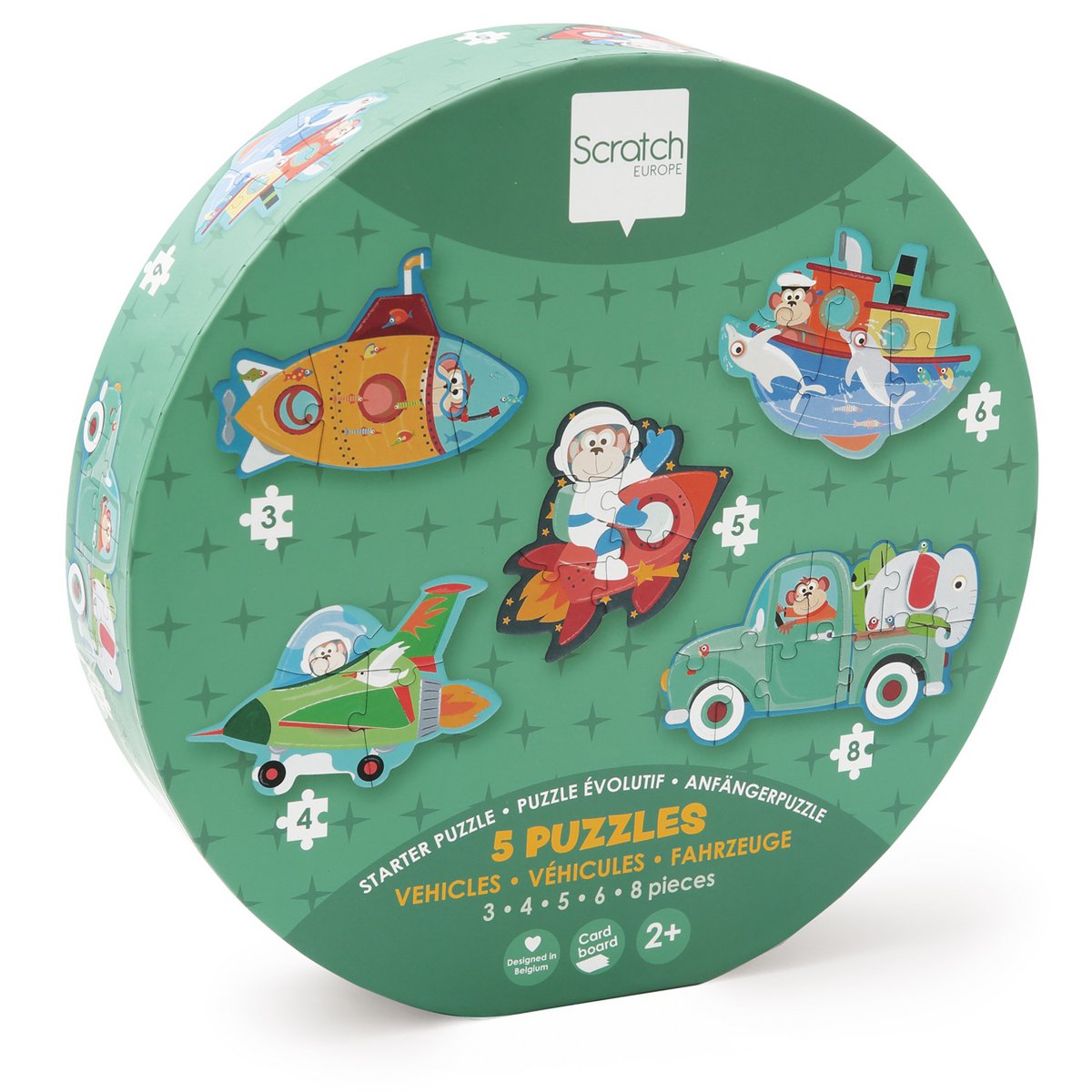 Puzzel per principianti - Voertuigen