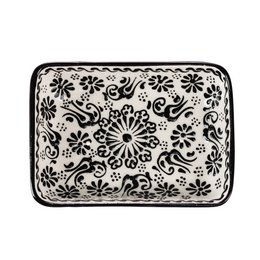 Soap dish Myth black, hand-painted