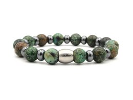 armband Umi hematiet Afrikaans turquoise (10mm)