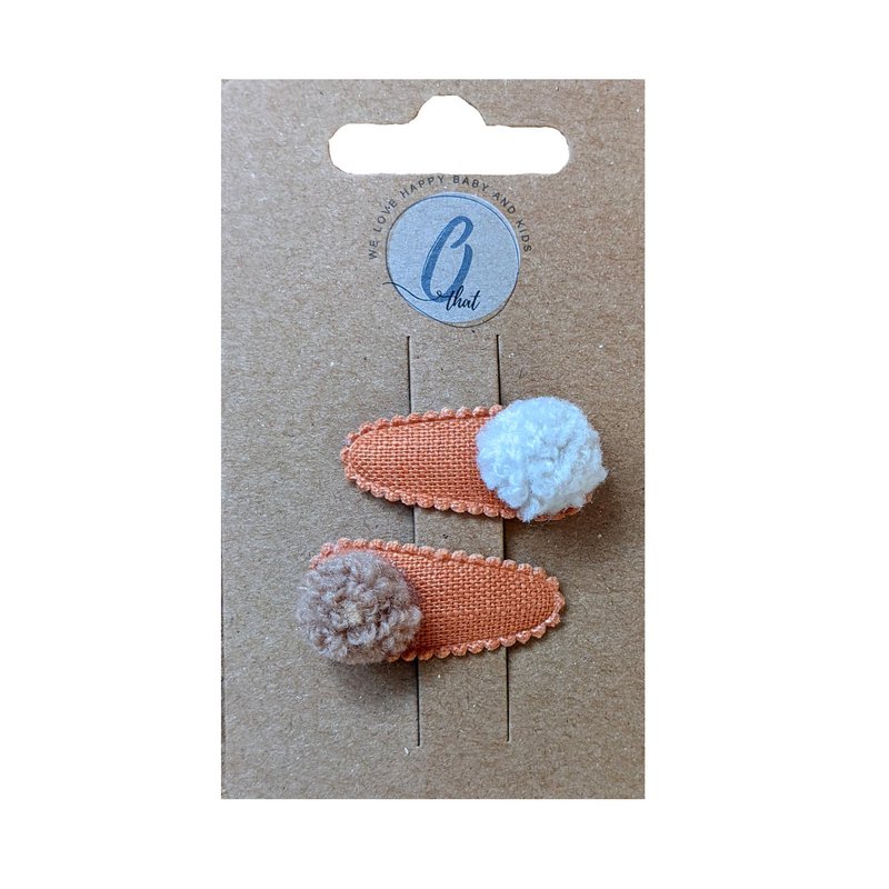 Baby Haarspange UNI Pompon OK 3531