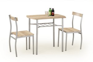 Intermarché Eetset wood color