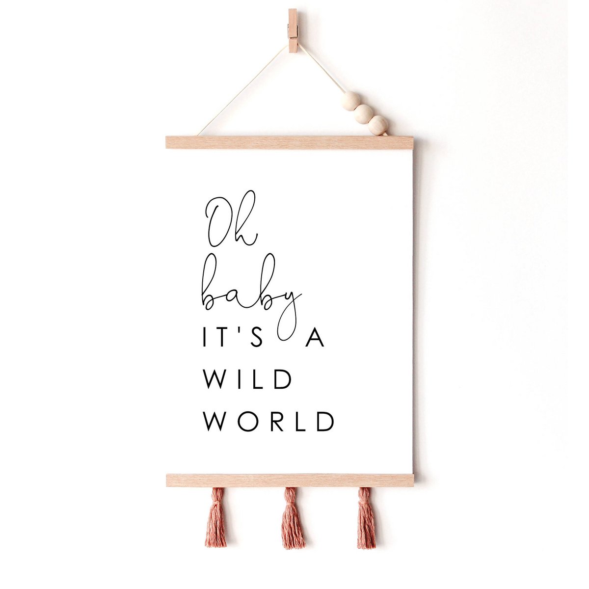 Oh baby è un poster del mondo selvaggio, poster della scuola materna neutro, poster della stanza delle ragazze, poster del safari, poster della stanza dei ragazzi, poster per bambini, poster della giungla, arredamento della giungla