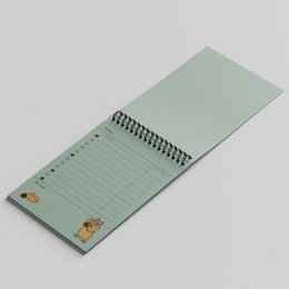 To-do list DIN A6, ring binding, chipmunks