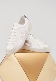 Colette-Hvid Rose Guld Glitter