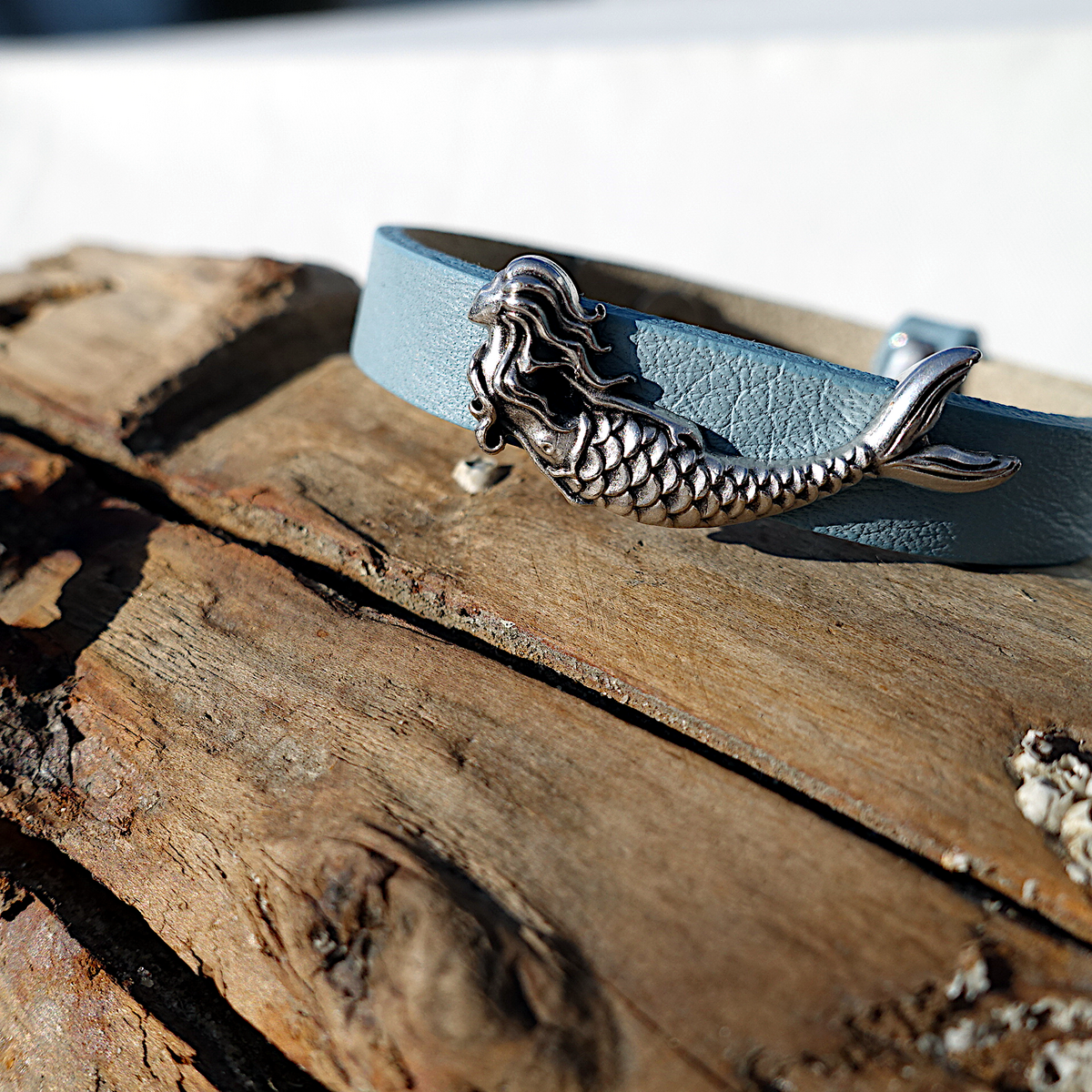 Læderarmbånd havfrue