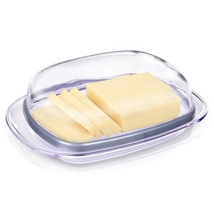 Boterschotel Plastic transparant