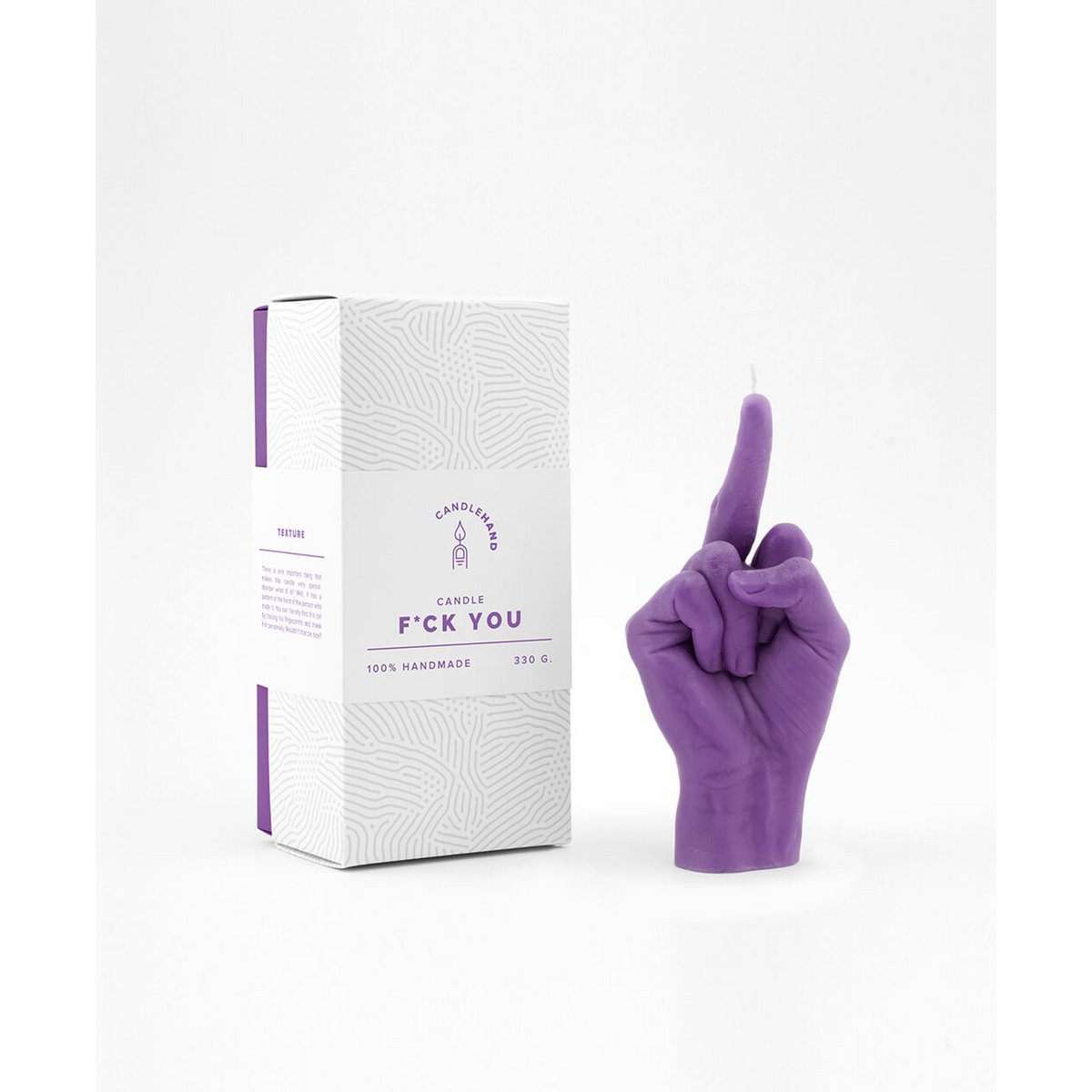 F * ck you Candle Purple