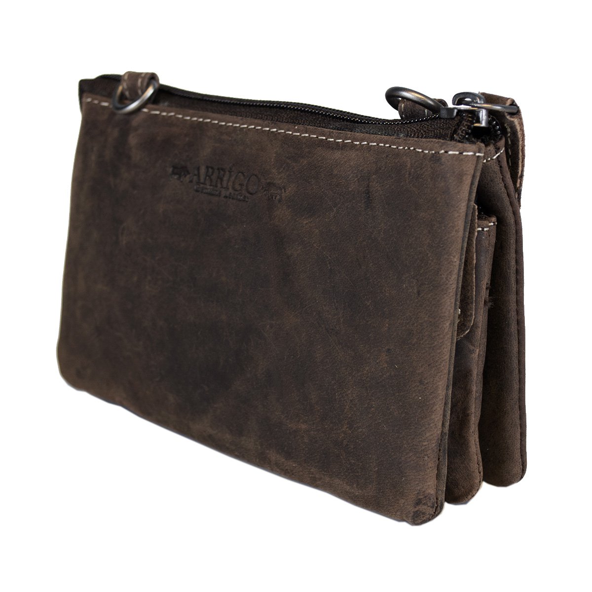Lille skuldertaske I 3 farver Buffalo Læder - Festivaltaske - Lædertaske Lille - Crossbody taske til kvinder - Str. M