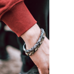 Heren armband Ryan - 8 mm
