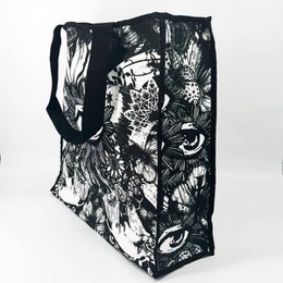 GROTE ZWARTE TOTE BAG VAN DE VLINDER