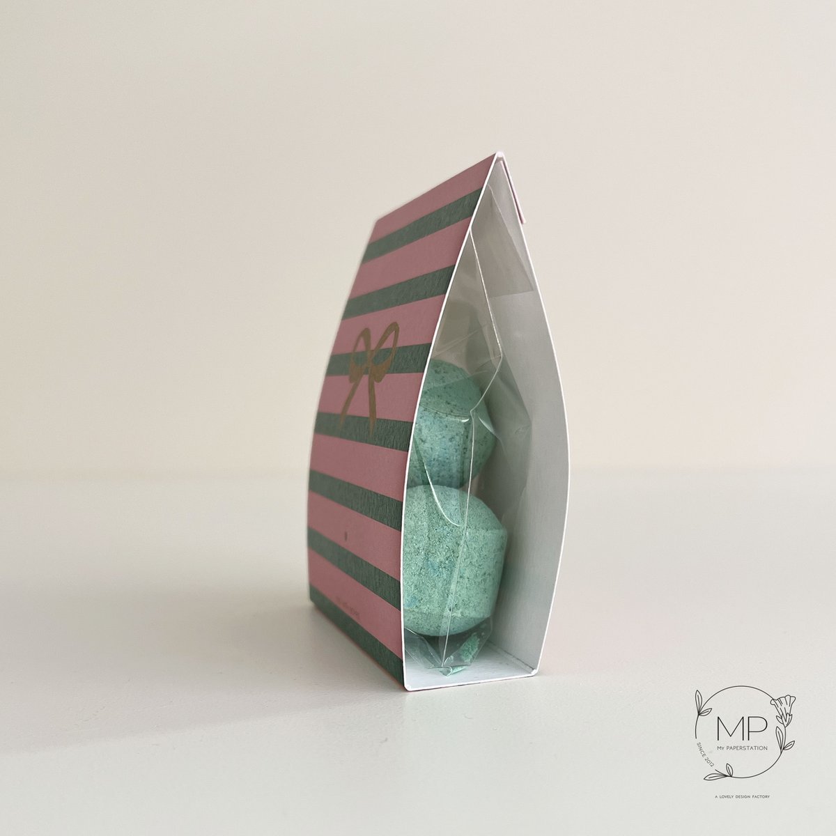 Bath bombs mini Ribbon stripe