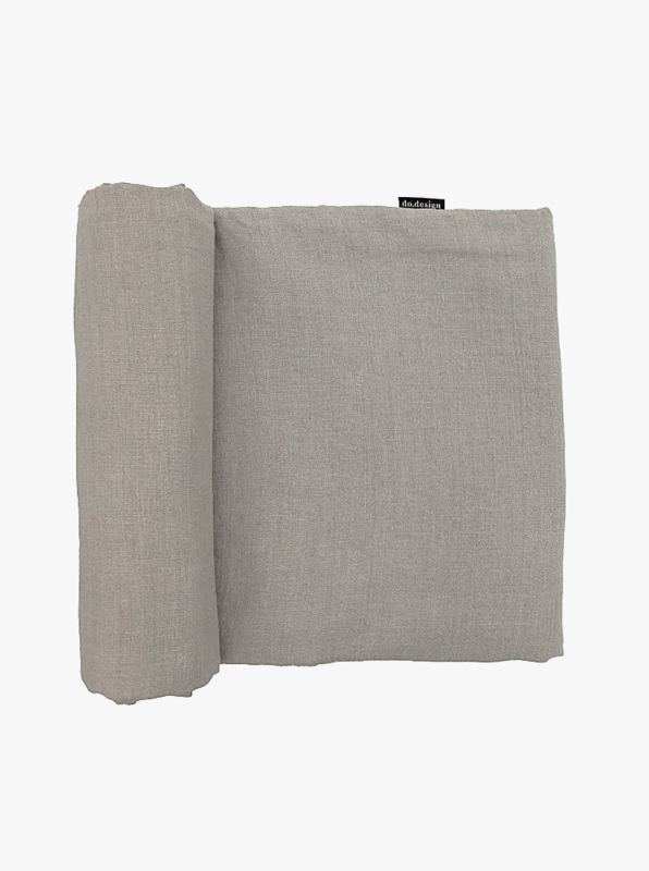 Linned dug Naturlig beige (330x145 cm)