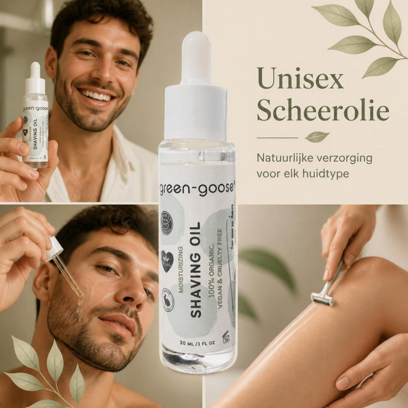 grøn-gås naturlig barberolie - 30 ml
