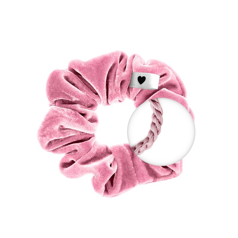 Samt-Scrunchie Rosa - Bellody® (1 Stück - Mellow Rose)