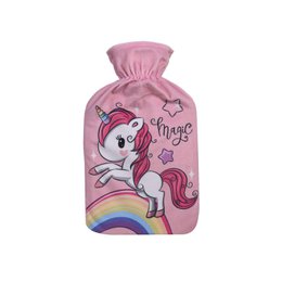 Girl Power, Hot Water Bottle, with Cover, Hot Water Bottle for Hot Therapy, Hot Water, Rubber, Cold, Winter, Child, Adult